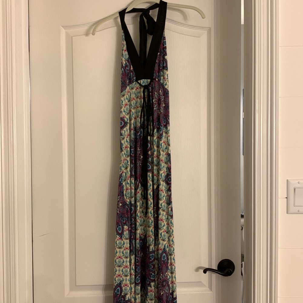 Multi color summer maxi